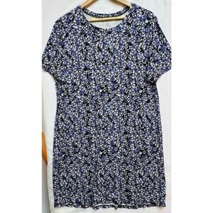 BCBGeneration  Women’s T-Shirt Dress XL Rayon  Multicolor Floral stretch Light